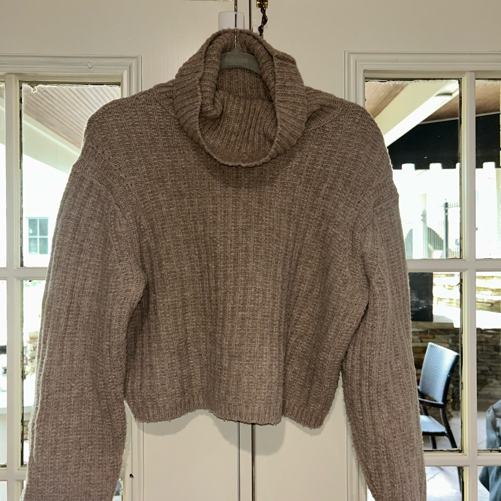 Universal Thread Brown Cowl Neck Sweater